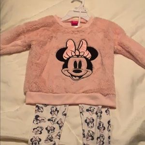 Pink Minnie cozy set! 4T Brand new with tags!